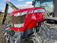 2017 massey ferguson 7718 dyna-vt vierwielaangedreven landbouwtractor met maaiarm - afbeelding 38 van  39