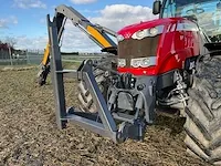 2017 massey ferguson 7718 dyna-vt vierwielaangedreven landbouwtractor met maaiarm - afbeelding 39 van  39