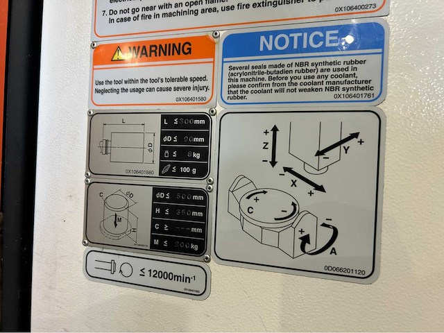 2017 mazak variaxis j-500/5x cnc universeel machinecentrum - afbeelding 8 van  27