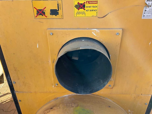 2017 mcs master air-bus bv 470 fs industriële heater / event heater / hetelucht turbine - afbeelding 9 van  12