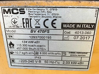 2017 mcs master air-bus bv 470 fs industriële heater / event heater / hetelucht turbine - afbeelding 4 van  12