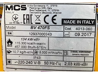 2017 mcs master air-bus bv 470 fs industriële heater / event heater / hetelucht turbine - afbeelding 5 van  13
