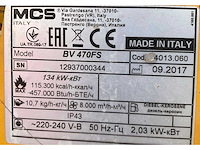 2017 mcs master air-bus bv 470 fs industriële heater / event heater / hetelucht turbine - afbeelding 5 van  13