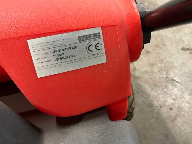 2017 meclean crossweep 650 veegmachine - afbeelding 6 van  14