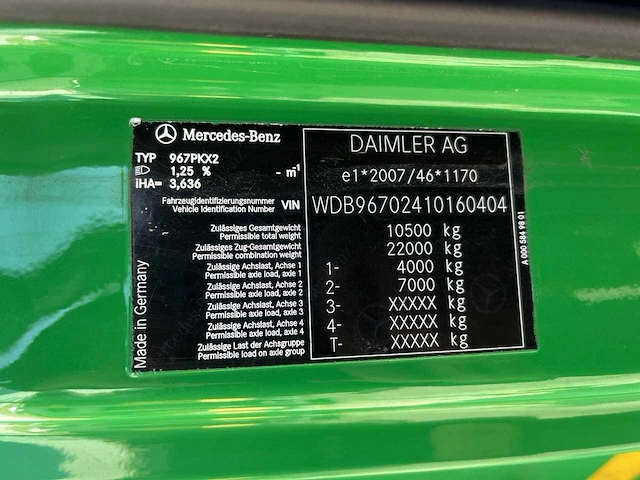 2017 mercedes-benz atego vrachtwagen - afbeelding 29 van  35