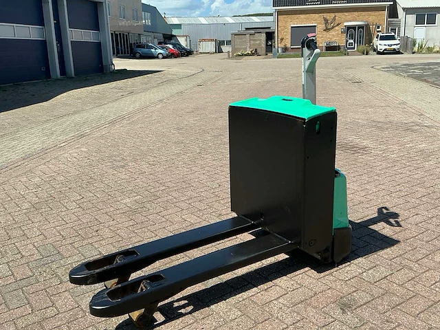 2017 mitsubishi pbp16n2 elektrische palletwagen - afbeelding 1 van  8