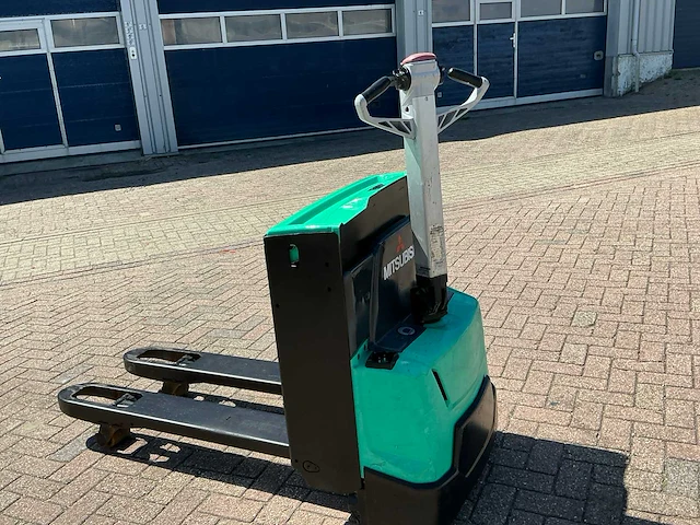 2017 mitsubishi pbp16n2 elektrische palletwagen - afbeelding 2 van  8