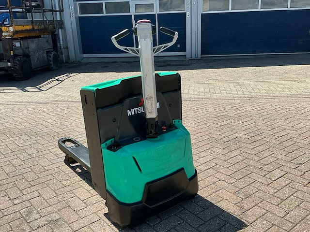 2017 mitsubishi pbp16n2 elektrische palletwagen - afbeelding 4 van  8