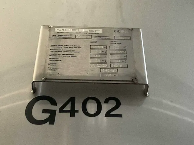 2017 mueller dubbelwandige 40hl fermentatie druktank - afbeelding 4 van  12