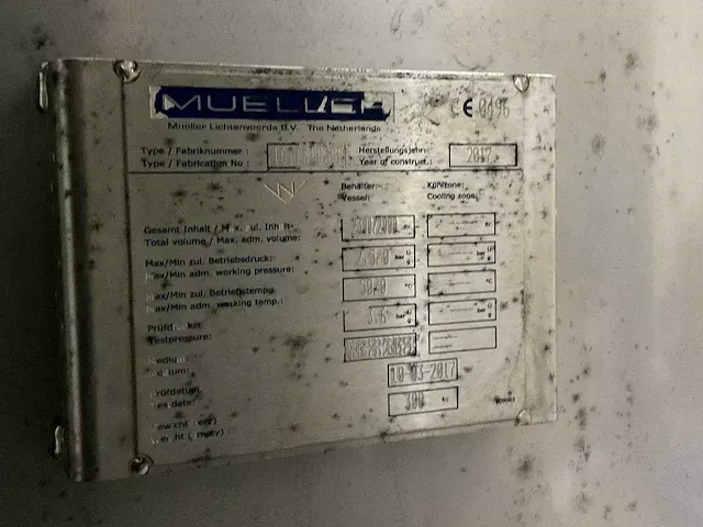 2017 mueller enkelwandige 20hl lager druktank - afbeelding 9 van  9