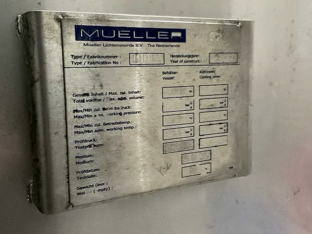 2017 mueller enkelwandige 20hl lager druktank - afbeelding 9 van  9