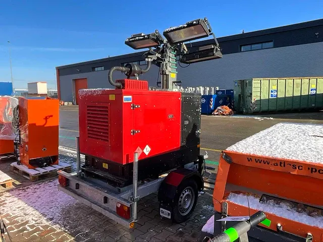2017 omc trailer / ital tower ts 1300 / astrid kohler led lichtmast aggregaat aanhangwagen; - afbeelding 24 van  28