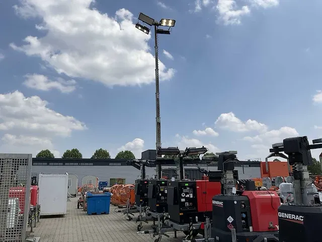 2017 omc trailer / ital tower ts 1300 / astrid kohler led lichtmast aggregaat aanhangwagen - afbeelding 1 van  16