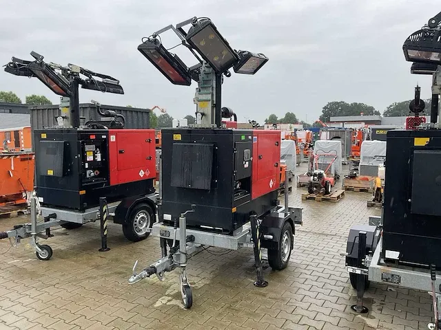 2017 omc trailer / ital tower ts 1300 / astrid kohler led lichtmast aggregaat aanhangwagen - afbeelding 9 van  16