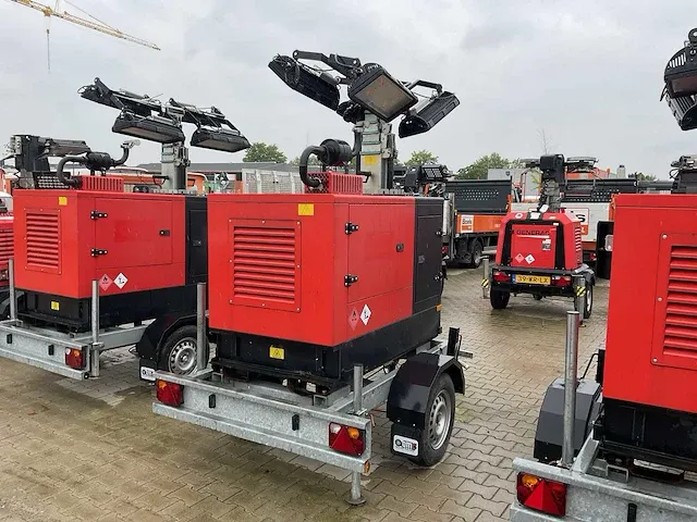 2017 omc trailer / ital tower ts 1300 / astrid kohler led lichtmast aggregaat aanhangwagen - afbeelding 11 van  16