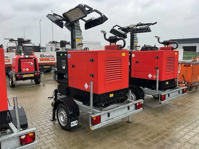 2017 omc trailer / ital tower ts 1300 / astrid kohler led lichtmast aggregaat aanhangwagen - afbeelding 12 van  16