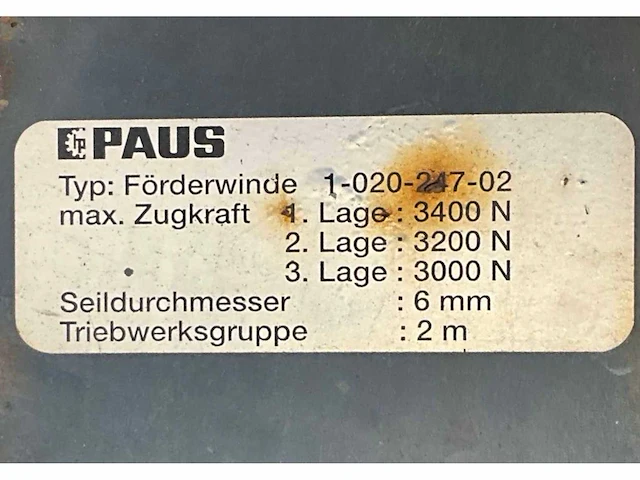 2017 paus 18wh-m easy type b verhuislift / ladderlift - afbeelding 19 van  27
