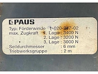2017 paus 18wh-m easy type b verhuislift / ladderlift - afbeelding 19 van  27