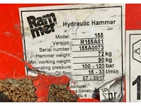 2017 rammer 155 hydraulische sloophamer - afbeelding 6 van  6