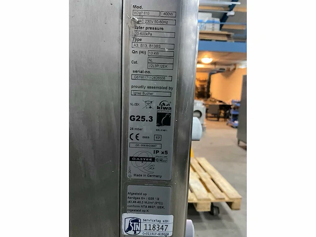 2017 rational cmp 61g combisteamer - afbeelding 4 van  5