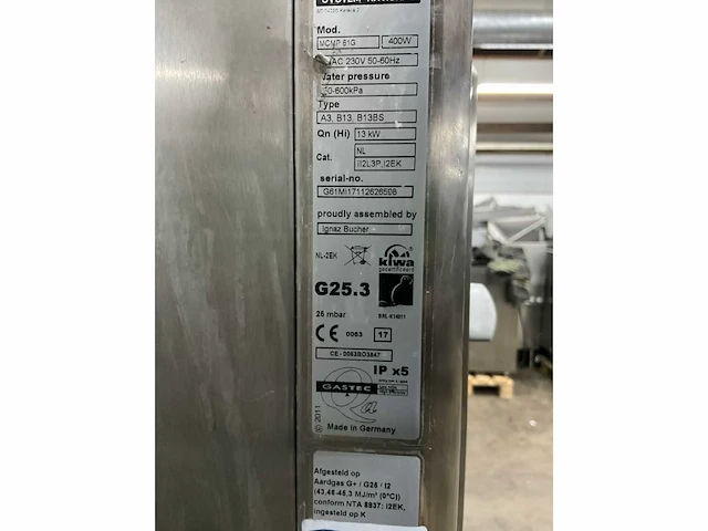 2017 rational cmp 61g combisteamer - afbeelding 7 van  7