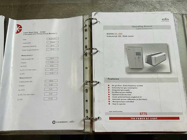 2017 rofin dc080 co2- laser lassysteem - afbeelding 40 van  61