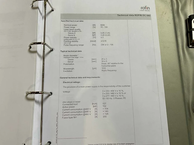 2017 rofin dc080 co2- laser lassysteem - afbeelding 41 van  61