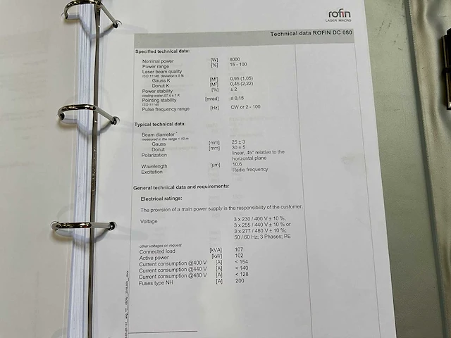 2017 rofin dc080 co2- laser lassysteem - afbeelding 42 van  61