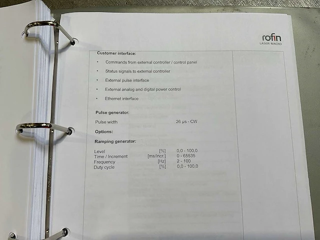 2017 rofin dc080 co2- laser lassysteem - afbeelding 44 van  61