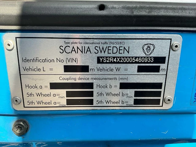2017 scania r580 v8 vrachtwagen - afbeelding 33 van  40