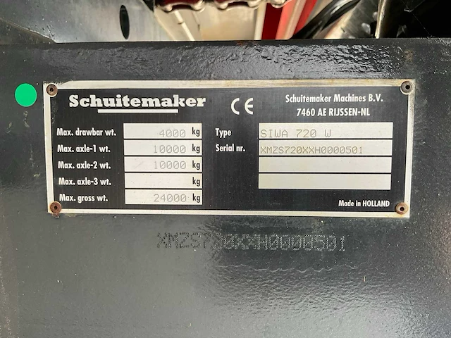 2017 schuitemaker siwa 720w silagewagen - afbeelding 14 van  21