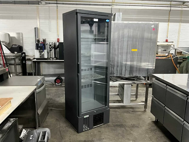 2017 serrco sgd-300 e-glass glasdeur koelkast - afbeelding 1 van  6