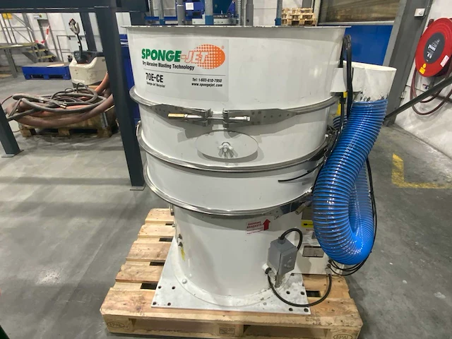 2017 sponge-jet 470sj straal installatie met sponge-jet 70e recycler - afbeelding 19 van  22