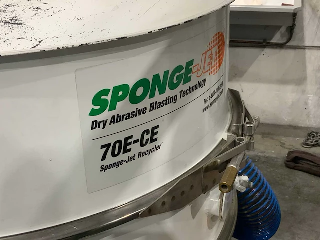 2017 sponge-jet 470sj straal installatie met sponge-jet 70e recycler - afbeelding 21 van  22