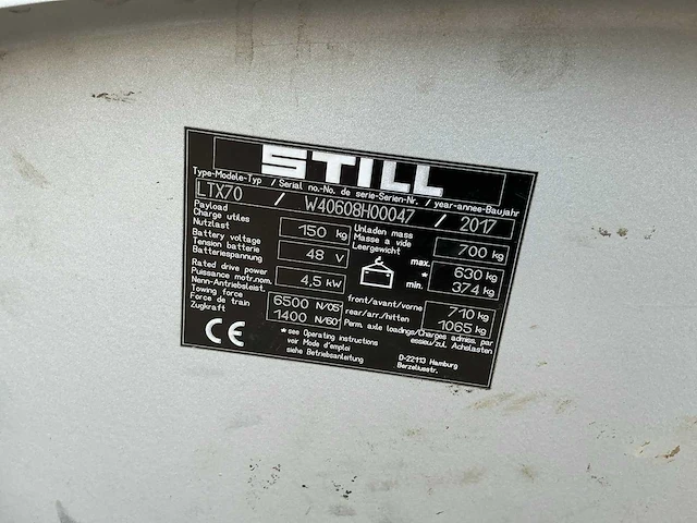 2017 stil ltx70 industriële trekker - afbeelding 30 van  36