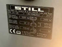 2017 still rx 20-20 2000kg vorkheftruck lepelversteller - afbeelding 18 van  25