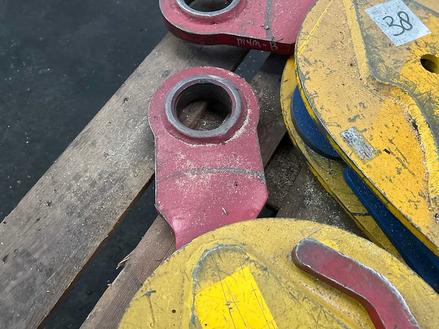 2017 terrier 15 ts 15 ton universal vertical lifting clamps (2x) - afbeelding 3 van  6