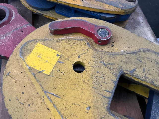 2017 terrier 15 ts 15 ton universal vertical lifting clamps (2x) - afbeelding 5 van  6