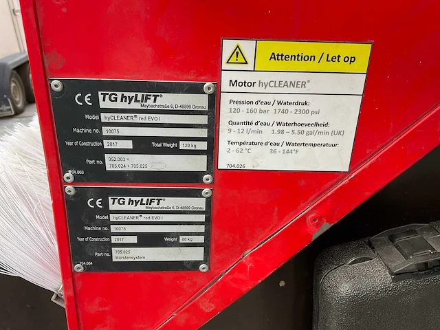 2017 tg hylift hycleaner red evo i + red evo iii gevelreinigingsmachine - afbeelding 6 van  32