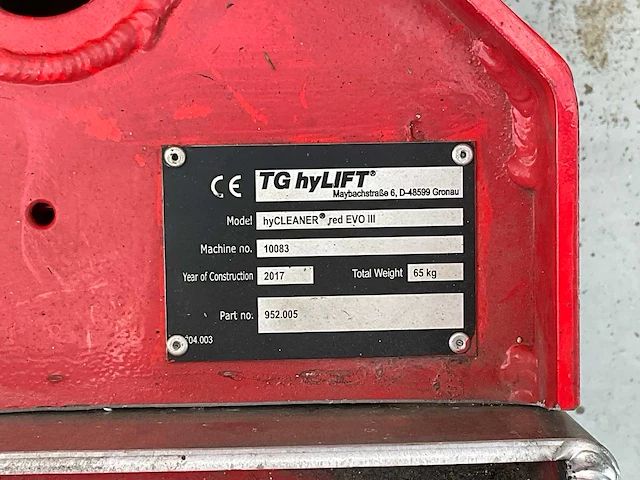 2017 tg hylift hycleaner red evo i + red evo iii gevelreinigingsmachine - afbeelding 15 van  32