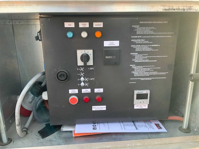 2017 thermobile imac-2000 s industriële heater / event heater / hetelucht turbine - afbeelding 6 van  8