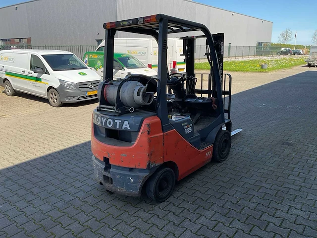 2017 toyota 02-8fgf18 vorkheftruck - afbeelding 9 van  14