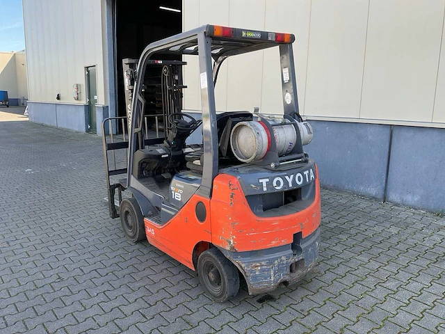 2017 toyota 02-8fgf18 vorkheftruck - afbeelding 7 van  14