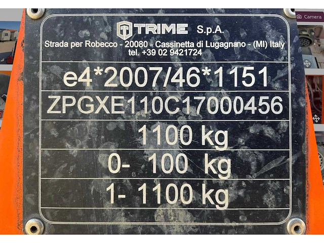 2017 trime x-eco a0031 led lichtmast aggregaat aanhangwagen - afbeelding 9 van  17