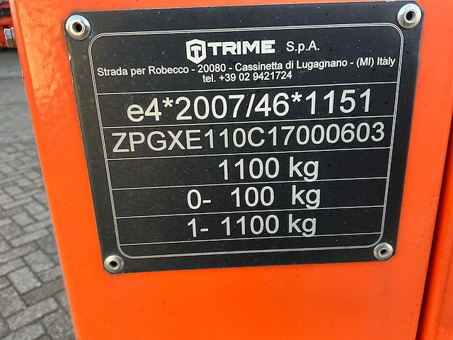 2017 trime x-ecok2 bouwlamp 3,5 kva - afbeelding 5 van  15