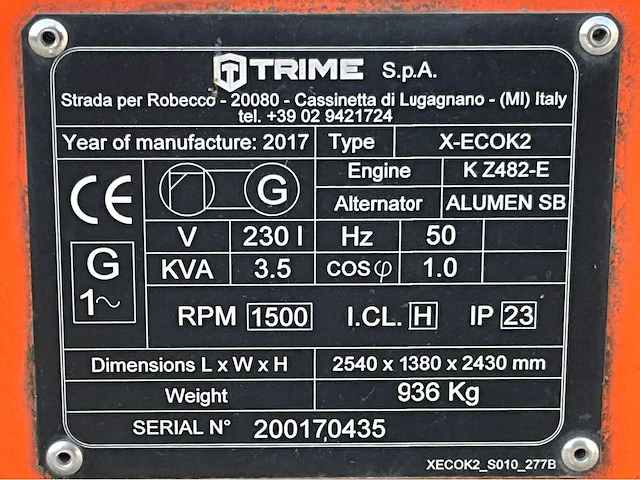 2017 trime x-ecok2 led lichtmast aggregaat aanhangwagen - afbeelding 9 van  18