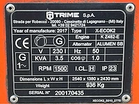 2017 trime x-ecok2 led lichtmast aggregaat aanhangwagen - afbeelding 9 van  18