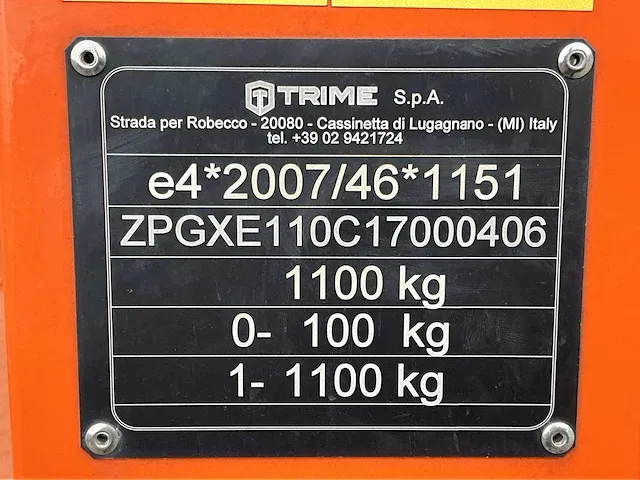 2017 trime x-ecok2 lichtmast aanhangwagen - afbeelding 20 van  27