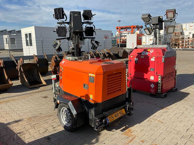 2017 trime x-ecok2 lichtmast aggregaat aanhangwagen - afbeelding 17 van  22