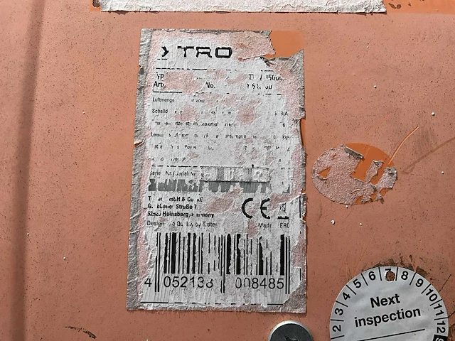 2017 trotec ttw 35000s industrie ventilator / afzuiging - afbeelding 6 van  6
